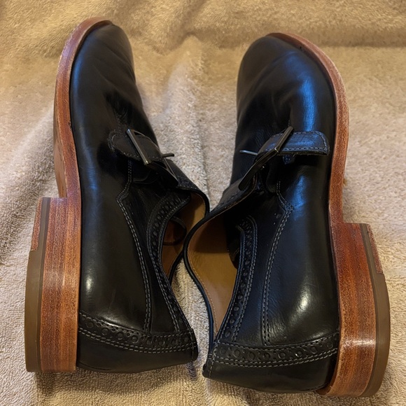 Johnston & Murphy Richland Men's Black Leather Shoes - size 11.5 - Picture 9 of 13